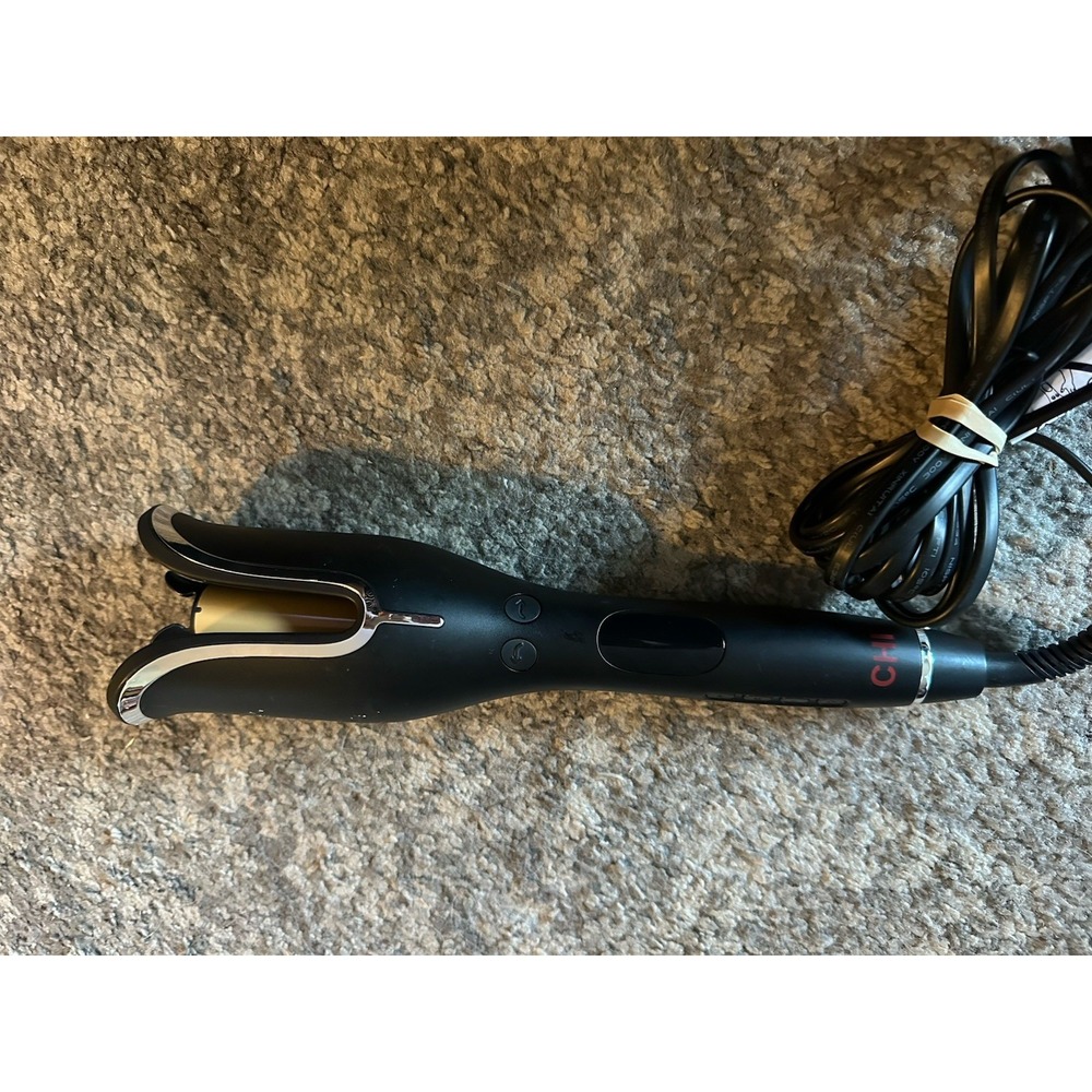 CHI Spin N Curl in Onyx Black 1' Ideal for Shoulder-Length Hair between 6-16" in